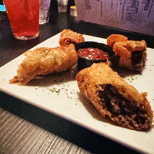 Steak &amp; Cheese Rolls!....Good &amp; Crispy!!