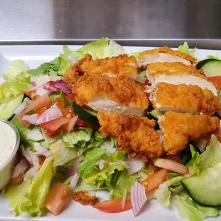 Crispy Chicken Salad