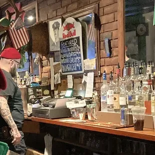 The worst bartender in Philly!! His name starts with C for creep :D