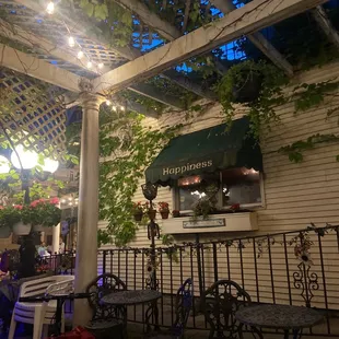 outside