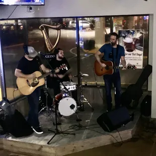 Trainwreck performing for the Structural Technologies private party