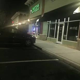 Outside