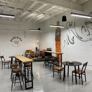 Plenty of tables and seating.