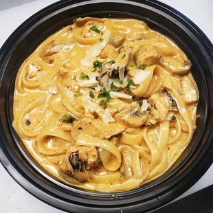 Chicken chipotle fettucine