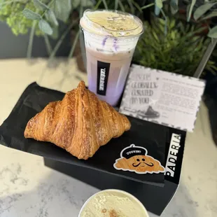 new butter croissant coming to the bakery on 10.26 it's huge buttery crispy flaky along w Ube coconut &amp; yummy banana pudding 10.18.24