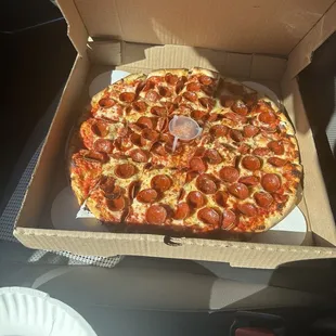 In my car for the drive YUM!