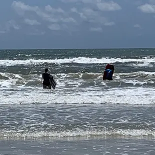 Boogie boarding funzies