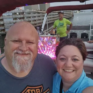 When the sun sets the disco lights come out!