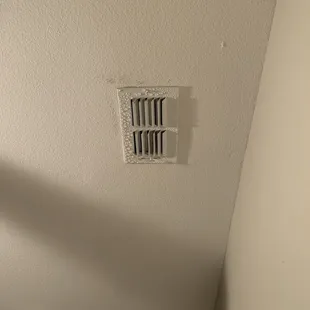 Sweat &amp; dirt on all the vents, ceiling fans &amp; AC would only get house to 78