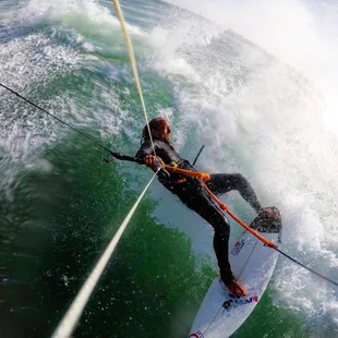 Kiteboarding lessons from Jordan at Padre island kite