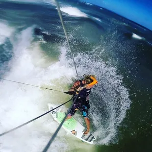 Strapless kitesurfing from the professional Kiteboarder and owner of padre island kite