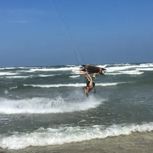 Riding in north padre island is awesome