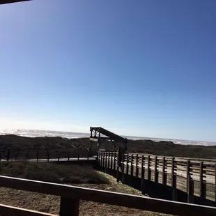 The view from the deck at the Visitors Center.