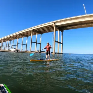 We offer paddle board rentals for experienced paddle boarders. We launch from Marker 37 Marina boat slip.