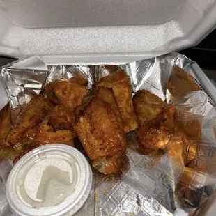 Hot padre angle wings