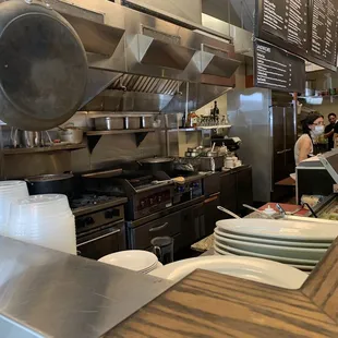 Interior- looking into the kitchen