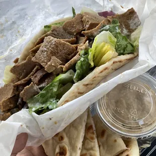 Lamb Gyro Sandwich