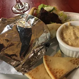 Beef Souvlaki Sandwich