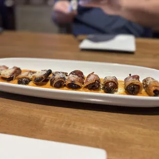 More bacon wrapped dates!