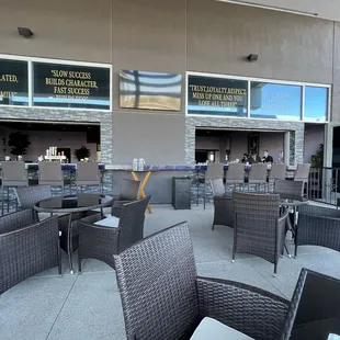 Outdoor seating