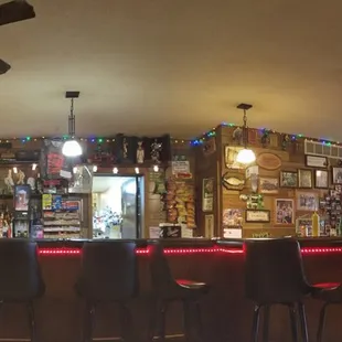 The bar area. I took the photo from our booth. There are plenty of tables in here and in the back room