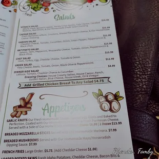 Salad items