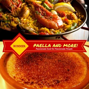 Paella &amp; Flan