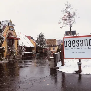 First dusting of snow for 2021. Great day for Italian food!