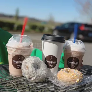 a variety of pastries