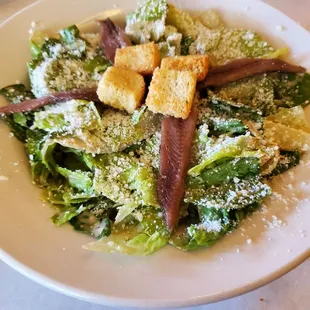 Caesar with anchovies +$1.50