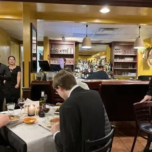 Back dining room. Full on a Thursday night.