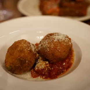 Arancini - cut these open and immense flavor spilled out