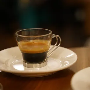 Complimentary espresso at the end of the meal *chef&apos;s kiss*