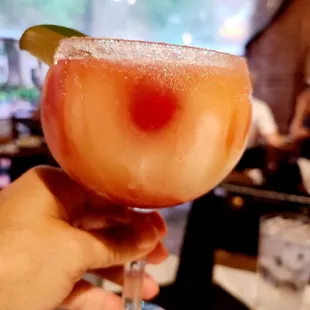 Frozen Blood Orange Margarita