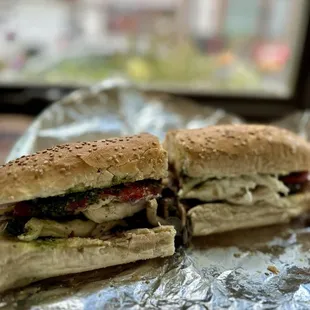 MUSHROOM PESTO SANDWICH