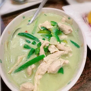 Green Curry, chicken.