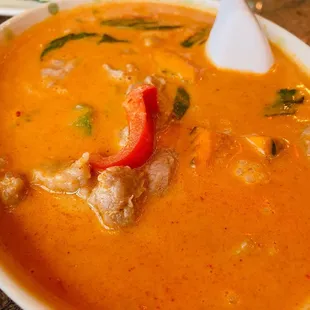 pumpkin curry with chicken