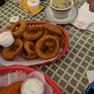 Fried onion rings
