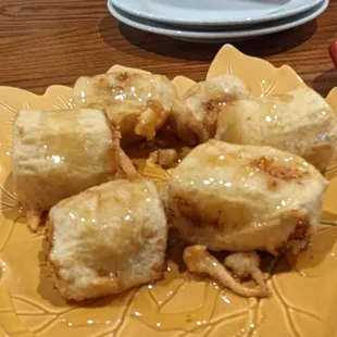 Fried Banana with Honey