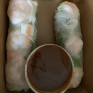 Spring Rolls with Prawns