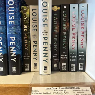 Louise Penny selections.