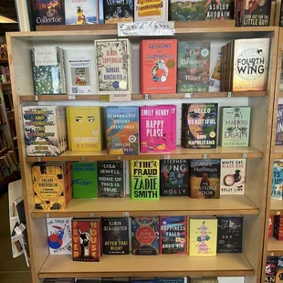 Indie bestseller selections.