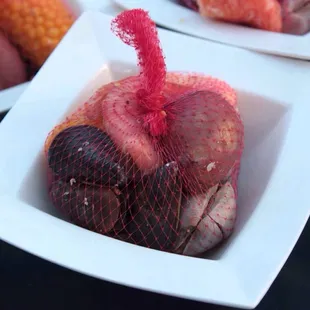 Broiled bags to accompany the lobster rolls!