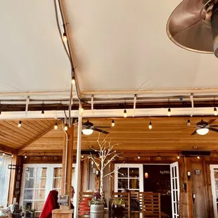 the interior of the winery