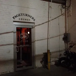 Back entrance