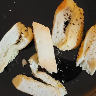 The bread that came with the $30+ dinner.