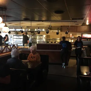 customers in a restaurant