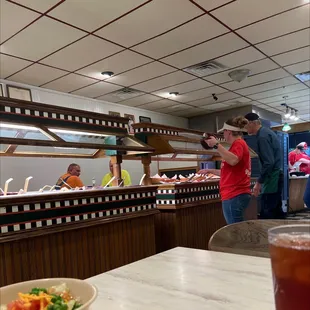 people in a restaurant