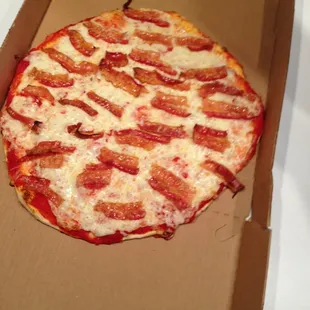 a pizza in a box