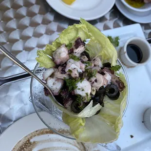 Octopus salad